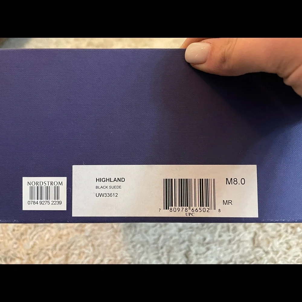 Stuart Weitzman Highland Over the Knee Boots, Black Suede - Picture 5 of 6